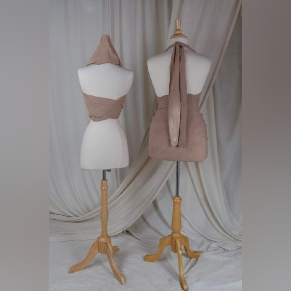 Sinew Moon Easy Wind Convertible Top: Cairo Hemp Bamboo Terry M/L - Picture 2 of 3